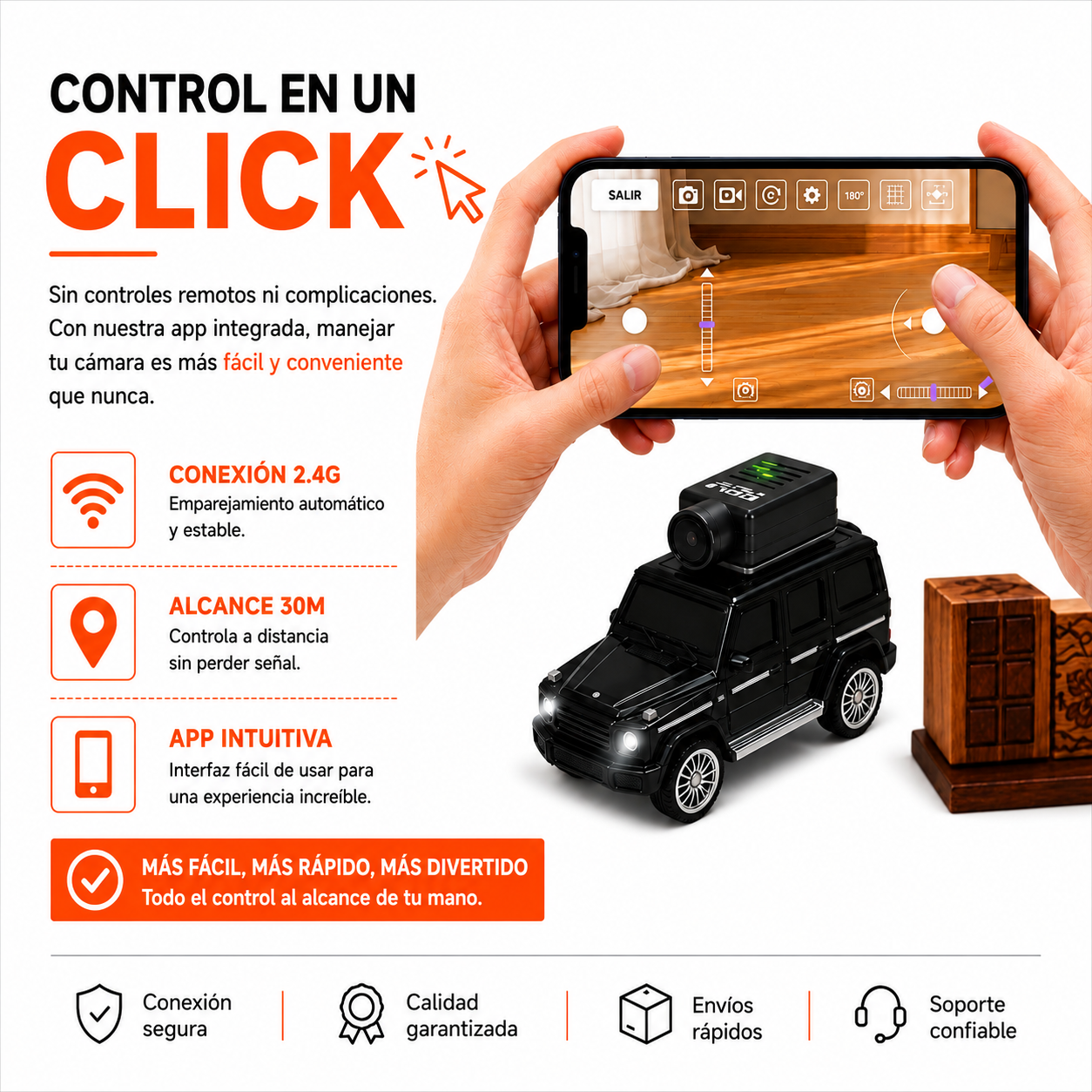 Mini Coche RC FPV